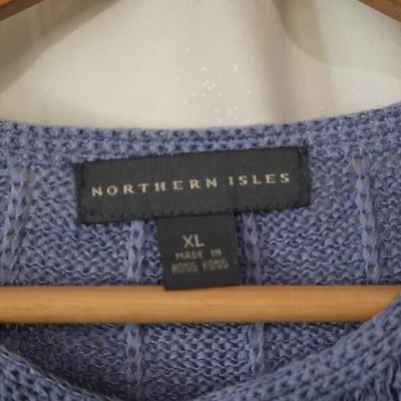 Northern Isles Lite Blue Cardigan Sweater XL, Pearl buttons, Excellent condition - Picture 11 of 16